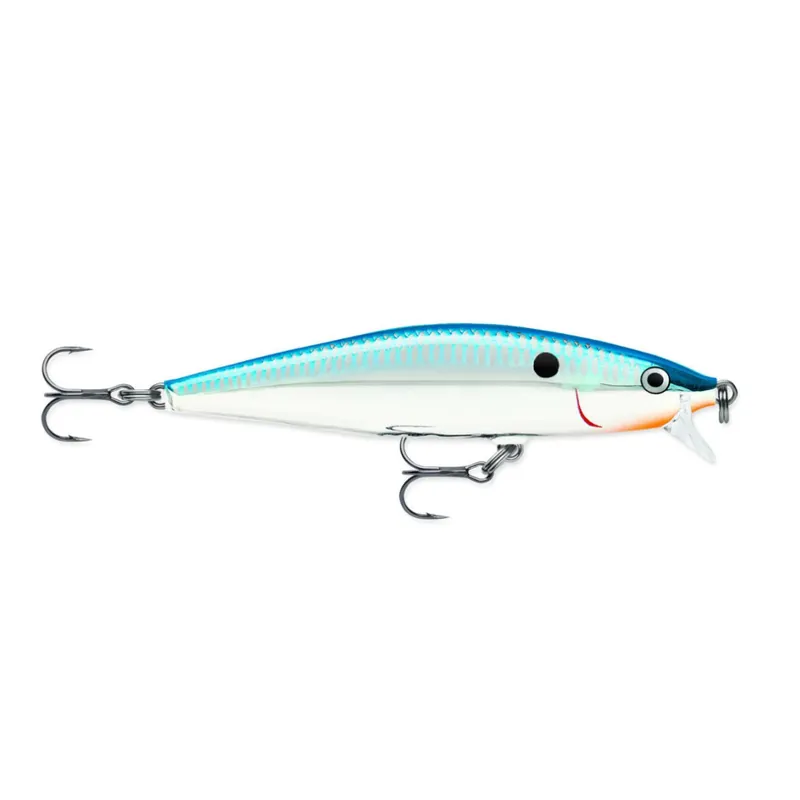 Wobler Rapala Flat Rap 10cm - SB / Silver Blue