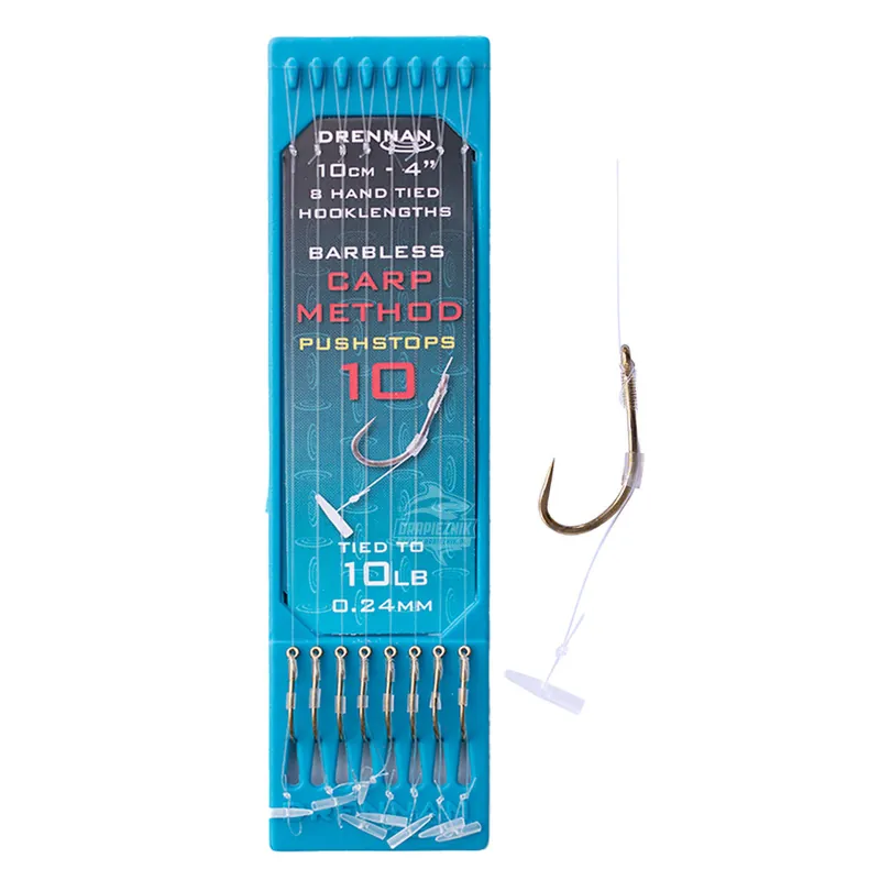 Przypony Drennan Carp Method 4"/10cm - Pushstop / roz.10
